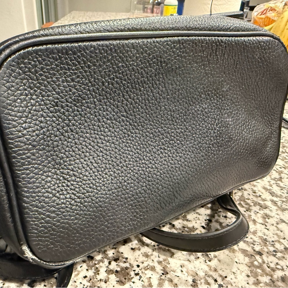 Michael Kors Black Leather Mini Backpack - Picture 10 of 10